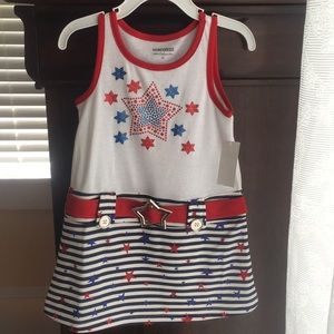 3T patriotic girl dress